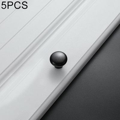 5 stuks 4203 zwart rood brons één gat massief zink legering ronde handvat voor kabinet garderobe lade deur