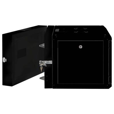 ROLINE 19-inch wandbehuizing Pro 7 U, 600x600 BxD tweedelig draaibaar zwart ROLINE 19-inch wandbehuizing Pro 7 U, 600x600 BxD tweedelig draaibaar zwart