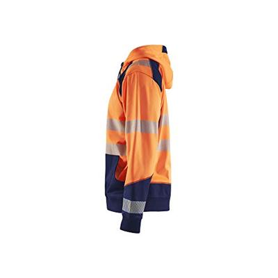 Blåkläder Hooded Sweatshirt High-Vis 35462528 | High-Vis Oranje/Marineblauw | Maat M - 7330509623275