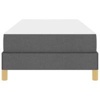 Boxspring bed Donkergrijs en Bruin 90 x 190 cm - thumbnail