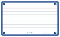 Flashcard Oxford 2.0 75x125mm 80 vel 250gr lijn blauw - thumbnail