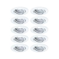 Paulmann 93400 LED-inbouwlamp Set van 10 stuks LED GU10 Wit - thumbnail