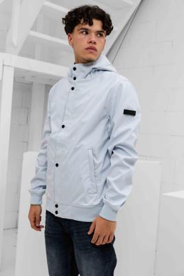 Malelions Placket Softshell Jas Heren Lichtblauw - Maat M - Kleur: Lichtblauw | Soccerfanshop