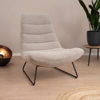 Sohome Fauteuil 'Otis' Bouclé, kleur Beige - thumbnail