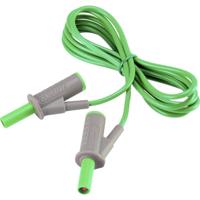 VOLTCRAFT MSB-501 Veiligheidsmeetsnoer Banaanstekker 4 mm Banaanstekker 4 mm 1.50 m Groen 1 stuk(s) - thumbnail