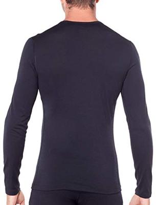 Icebreaker 200 Oasis LS Crewe Thermoshirt Heren Black L