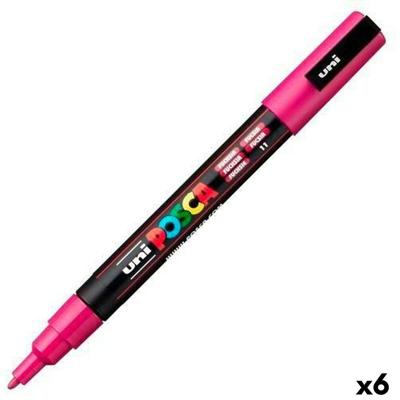 Paintmarker uni posca pc3m f fuchsia | 6 stuks Paintmarker uni posca pc3m f fuchsia | 6 stuks