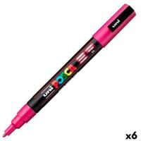 Paintmarker uni posca pc3m f fuchsia | 6 stuks - thumbnail