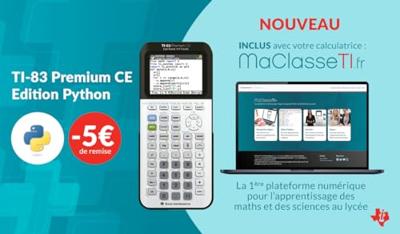 Texas Instrument TI-83 Premium CE Python Calculator - thumbnail