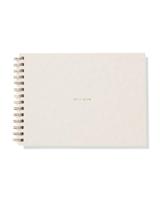 HEMA Schetsboek 26.7x18.7cm bloem (beige) - thumbnail