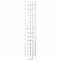 Gabion plantenbakken 3 st rond verhoogd 30x150 cm staal - thumbnail