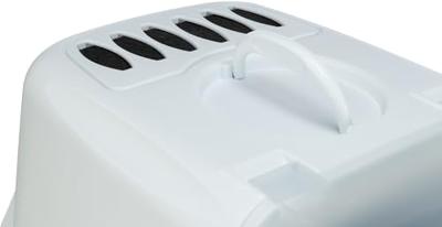 TRIXIE KATTENBAK VICO OPEN TOP MET KAP BLAUW GRIJS / WIT 56X40X40 CM TRIXIE KATTENBAK VICO OPEN TOP MET KAP BLAUW GRIJS / WIT 56X40X40 CM