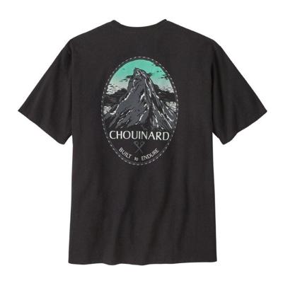 Patagonia Chouinard Crest Pocket Responsibili-Tee T-shirt Heren Ink Black L