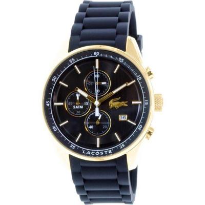 Lacoste horlogeband 2010786 / LC-83-1-34-2582 Rubber Zwart 22mm