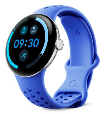 Google Pixel Watch Active Sportbandje - Alleen compatibel met de 45 mm Pixel Watch 3 en 4 - Indigo, Small