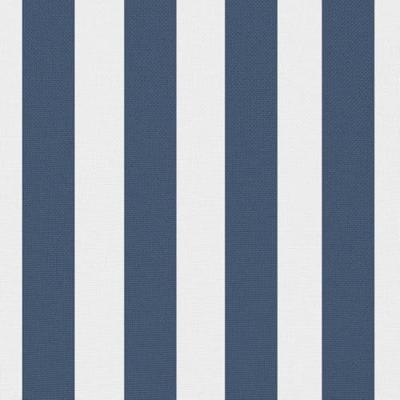 Buitenkussens 45x45 cm gestreept marineblauw 4 st