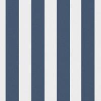 Buitenkussens 45x45 cm gestreept marineblauw 4 st - thumbnail