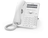 Snom D715 IP-telefoon, SIP bureautelefoon (5 configureerbare LED functietoetsen, vier-lijn B/W-scherm met achtergrondverlichting, XML mini browser), Wit, 00004381 - thumbnail