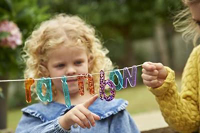 Tickit Doorschijnende Letters Glitterletters