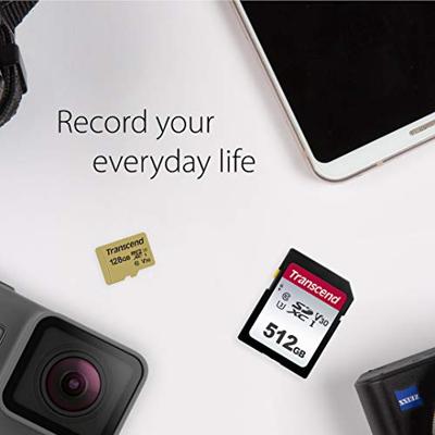 Transcend Premium 300S SDXC-kaart 512 GB Class 10, UHS-I, UHS-Class 3, v30 Video Speed Class