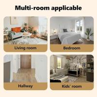 VidaXL Vloerkleden ovaal huarte beige 140 x 200 cm 100% polyester - thumbnail