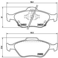 Remblokken set P83085 - thumbnail