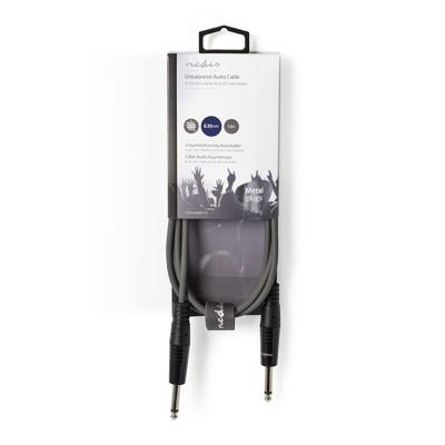 Nedis Mono-Audiokabel | 6,35 mm Male naar 6,35 mm Male | 1.5 m | 1 stuks - COTH23000GY15 COTH23000GY15