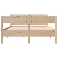 Bedframe zonder matras massief grenenhout 140x200 cm - thumbnail