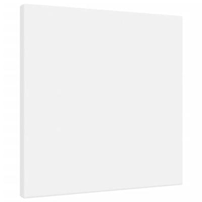 VidaXL Canvasdoeken 12 st stof en massief grenenhout wit
