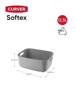 Curver Softex Opbergmand 12.5L Taupe