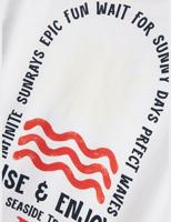 Name it zomer t-shirt jongens - wit - Nkmfome - thumbnail