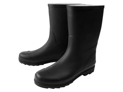 esmara Gevoerde heren regenlaarzen (Zwart, 44)