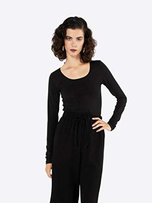 Only 15204712 Onllive Love L/s O-neck Top T-shirt Lange Mouw Black 15204712