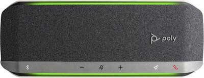 HP Poly Sync 40+ Conferentietelefoon Bluetooth Bluetooth, Ruisreductie, Geschikt voor bijv. Microsoft Teams, Zoom, Handsfree Zwart, Zilver