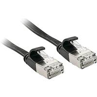 LINDY 47481 RJ45 Netwerkkabel, patchkabel CAT 6A U/FTP 1.00 m Zwart Snagless 1 stuk(s) - thumbnail
