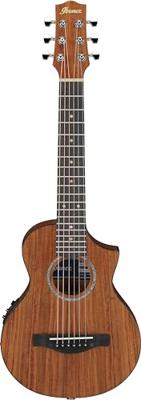 Ibanez EWP12EWB Open Pore Natural elektrisch-akoestische piccolo westerngitaar met gigbag - thumbnail