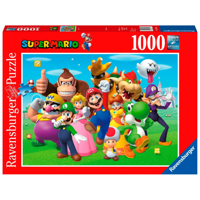 Ravensburger puzzel super mario - legpuzzel - 1000 stukjes - thumbnail