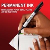 Sharpie Fine Point permanent marker zwart (5 stuks) - thumbnail