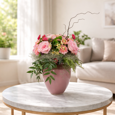 Kunstboeket Sandra Erice 55 cm