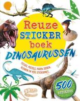 Rebo Publishers Reuzestickerboek dinosaurussen - thumbnail