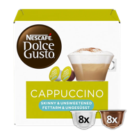 Koffiecups Dolce Gusto cappuccino light 16 stuks voor 8 kopjes - thumbnail