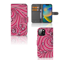Apple iPhone 14 Hoesje Swirl Pink - thumbnail