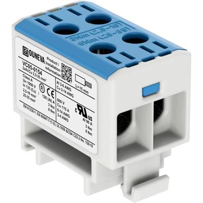 Ouneva Group VC05-0154 Verdeelblok Schroeven Blauw 1 stuk(s)