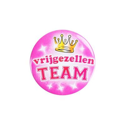 Button Vrijgezellen Team Vrouw Klein