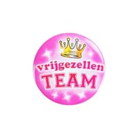Button Vrijgezellen Team Vrouw Klein - thumbnail