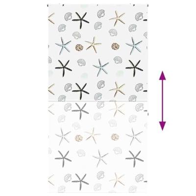 Doucherolgordijn 130x240 cm stofbreedte 126 cm