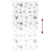 Doucherolgordijn 130x240 cm stofbreedte 126 cm - thumbnail