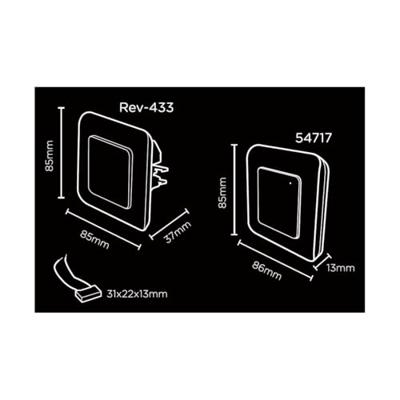Set van 2 draadloze tweewegschakelaarsets - DIO CONNECTED HOME - DiO 1.0 - Wit