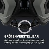 Olympic Sportswear Alpina sports mtb helm comox 52-57 mat grijs - thumbnail