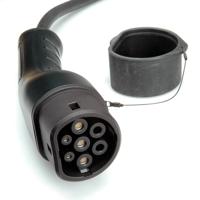 ROLINE Auto oplaadkabel Type2, 1-fase, 250 VAC (1P+N+E), 32 A, 7,4 kW, spiraalkabel (bruikbaar 1.8m) - thumbnail